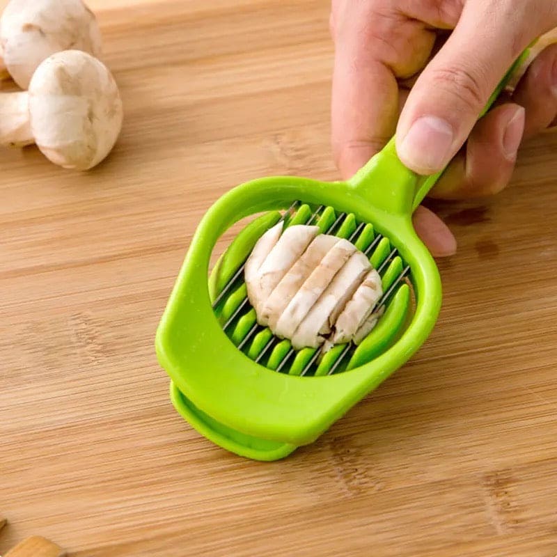 Egg Split Slicer, Stainless Steel Egg Cutter, Multifunction Egg Kiwi Date Divider Slicing Mold, Stainless Steel Wire for Home Kitchen Bar Egg Split Slicer, Stainless Steel Egg Cutter, Multifunction Egg Kiwi Date Divider Slicing Mold, Stainless Steel Wire for Home Kitchen Bar